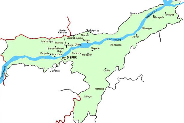 Assam Map